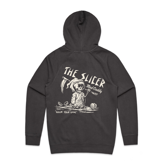 "Slicer" Hoodie - Faded Black - Mad Caddy Golf Co.