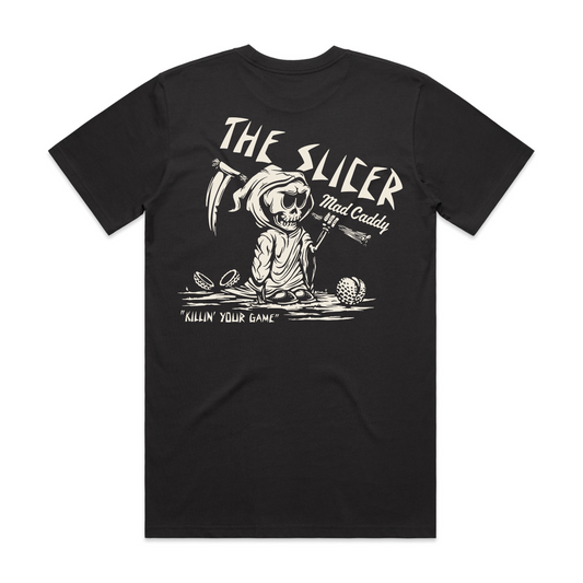The Slicer Tee - Charcoal - Mad Caddy Golf Co.