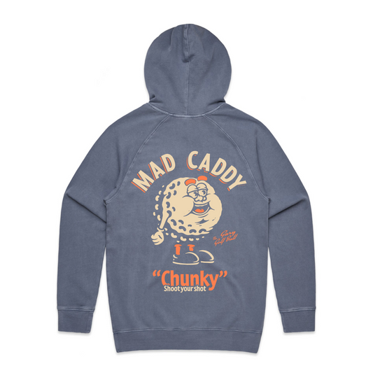 "Chunky" Hoodie - Faded Blue - Mad Caddy Golf Co.