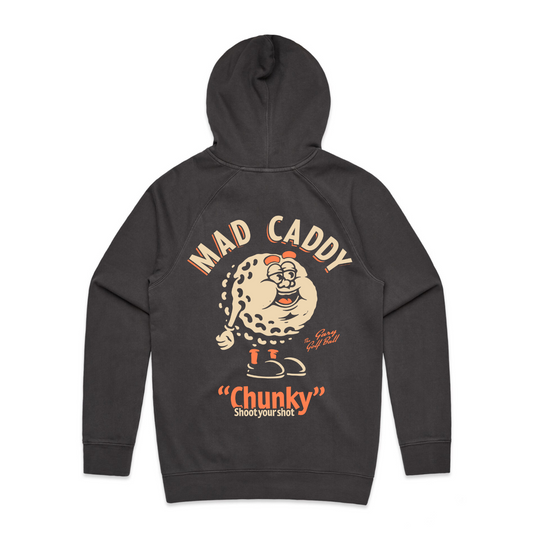 "Chunky" Hoodie - Faded Black - Mad Caddy Golf Co.