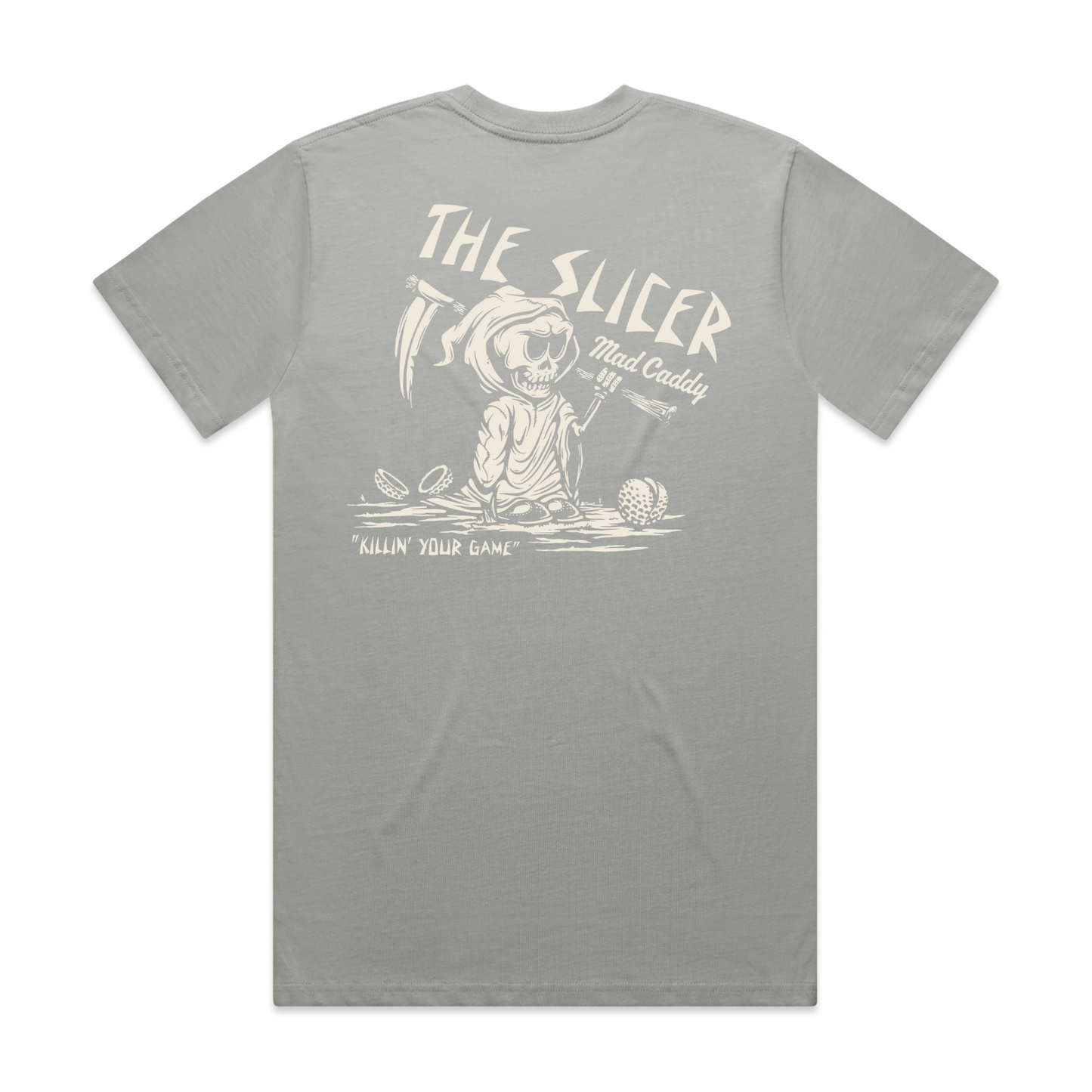The Slicer Tee - Storm Gray - Mad Caddy Golf Co.