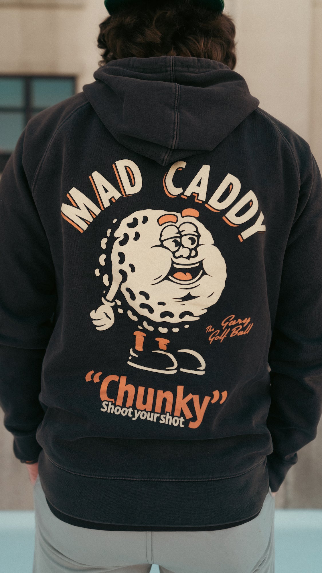 "Chunky" Hoodie - Faded Black - Mad Caddy Golf Co.