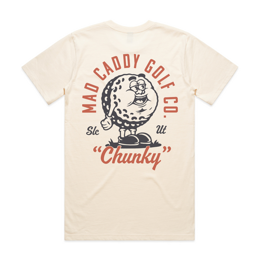 "Chunky" Tee - Cream - Mad Caddy Golf Co.